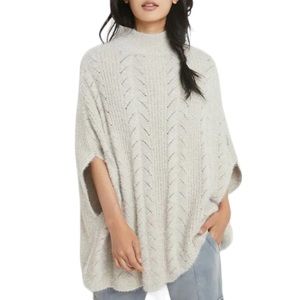 Anthropologie Akemi+Kin Poncho Sweater Top
